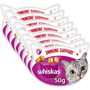 Whiskas Immune Support Snacks - Kattensnoepjes - 8 x 50g