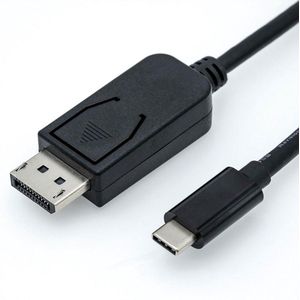 USB-C naar DisplayPort kabel met DP Alt Mode (4K 60 Hz) / zwart - 1 meter