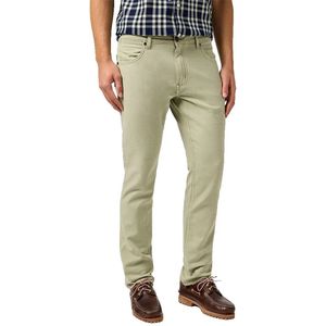 Wrangler - Greensboro - Broek - Katoen en Linnen - Middelhoge Taille - Rechte Pijp