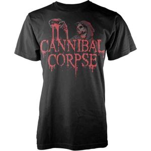Cannibal Corpse Heren Tshirt -S- Acid Blood Zwart