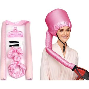 Droogkap - Haardroogkap - Haardroger - Haar Steamer - Fohn - Haarstyling - Krullend Haar - Zilver