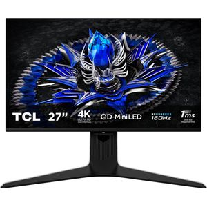 TCL 27R83U - 4K Mini LED Gaming Monitor - QLED - HDR 1400 - 160hz - USB-C 90w - 27 inch