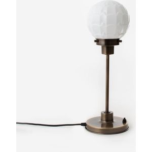 Art Deco Trade - Slanke Tafellamp Artichoke 20's Brons