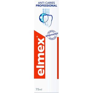 Elmex Anti-Cariës Professional - Tandpasta - 75 ml - Inclusief Suikerzuur Neutralisator