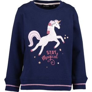 Blue Seven UNICORN Meisjes Trui - blauw - Maat 98