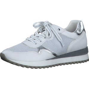 MARCO TOZZI MT Soft Lining + Feel Me - removable insole Dames Sneaker - WHITE/LIGHT BLUE - Maat 42