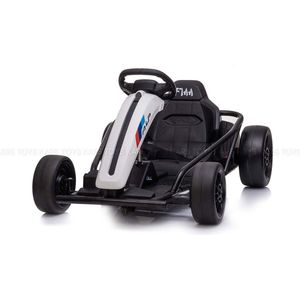 Kars Toys - Elektrische Drift Kart - Wit - GoKart - Drift Trike - 24V Accu