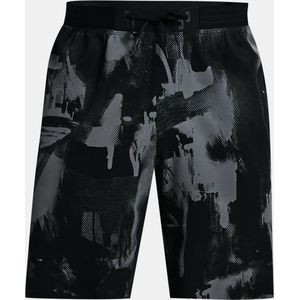 Under Armour Reign Woven Heren Short - Grijs/ Zwart - Maat M