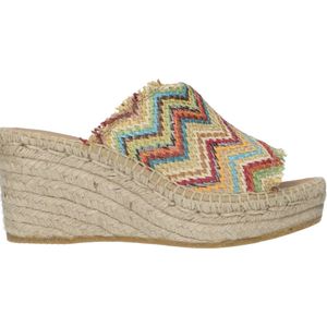 Kanna espadrilles Etnia multi muil op sleehak maat 41