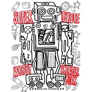 Super grote robot kleurboek