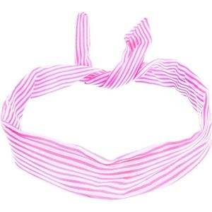 Zac's Alter Ego Ijzerdraad haarband Baby Pink Stripe Roze/Wit