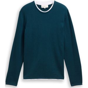 Tom Tailor Denim - Regular Fit - Pullover - Effen - Puur Katoen