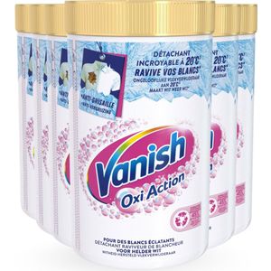 Vanish Oxi Action Whitening Booster Powder 1410g - 6 Stuks - Voordeelverpakking