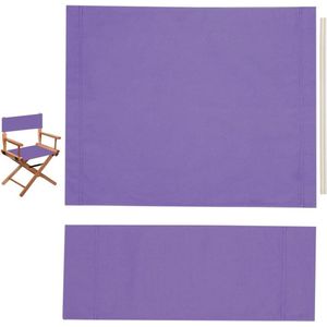 Directeur Stoel Canvas Vervanging Kit - Medium Paars - 51x8-16 Inch - Thuis Indoor Outdoor Patio Tuin - Stoel Tijdperk .