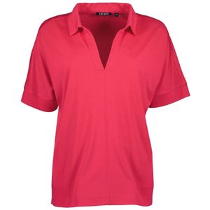 Blue Seven - Shirt 105839 roze met polokraag - korte mouwen - maat 44