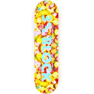 3 Block Candy Sweeet Skateboard Deck 8.5 + Gratis Griptape + Gratis Verzending