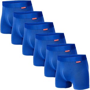 Undiemeister Boxershort heren - 6-pack - Arctic Sea (Blauw) - Naadloos Ondergoed Onderbroek mannen - Mellowood Tencel - Ademend, Anti-Bacterieel, Naadloos - Boxershorts - Maat XL