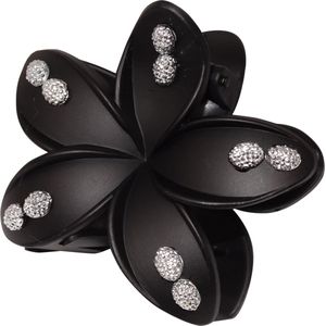 Jessidress® Luxe Haarklem Dames Haarkam met strass - Zwart