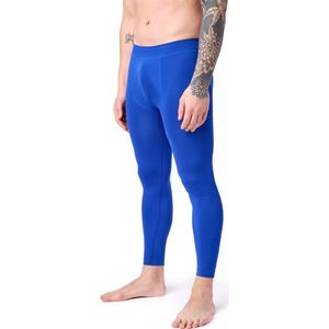 Ladeheid Heren Thermobroek - Sport - Lang - Sporbroek - Polyamide - LA-LA40-260-TMPM - Blauw - S