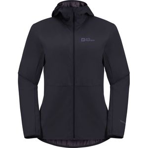 Jack Wolfskin FELDBERG HOODY W Dames Outdoorjas - graphite - Maat M