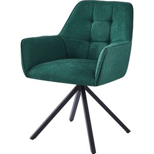 DS4U® Meike eetkamerstoel stof groen