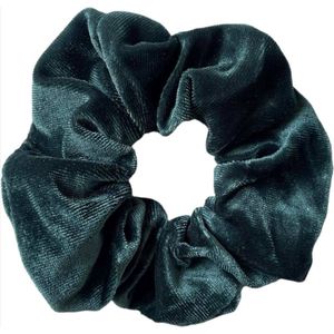 Finnacle - Scrunchie - Fluwelen Scrunchie - Haarelastiek - Turquoise - Haarstyling - Haaraccessoires - Wokkel - Accessoire - Froesel - Elastiek
