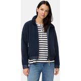 camel active - Teddy Jas - Donkerblauw - Met Opstaande Kraag en Tweewegsritssluiting