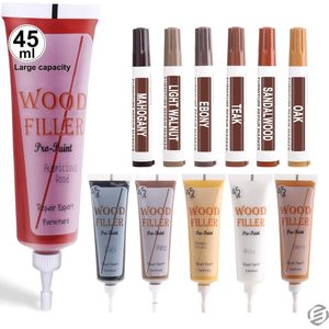 Equivera Laminaat Reparatieset - Laminaat Repareren - Meubel Reparatie - Meubel Reparatieset - Laminaatwax - Laminaat Was - Laminaat Wax - Laminaat Wax Reparatie - Laminaat Stift
