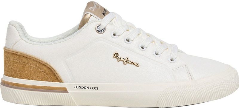 Pepe Jeans Kenton Campus Schoenen Wit EU 36 Vrouw