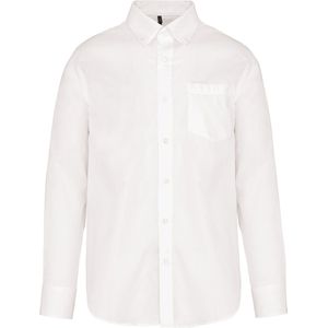 Kariban Heren non-iron overhemd lange mouwen K537 - White - XXL