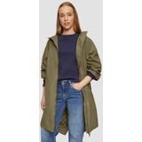 Trenchcoat - Regular Fit - Katoen - Ronde Hals - Lange Mouwen - Tweeweg-Ritssluiting