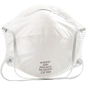 20 Mondmaskers | Stofmasker M Safe FFP2 NR D Model 6200 | Luchtmasker | Medisch masker | Mondkapje