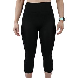 Pretty Polly Capri Legging - Active Wear - 3/4 legging - Zacht - Naadloos - Ademend - Comfort - Bewegingsvrijheid - Gerecycled Garen - Yoga - Pilates - S/M - Zwart