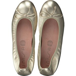Unisa Acor Ballerina's Dames - Goud - Maat 39