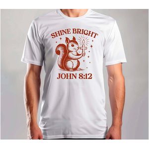 Shine bright - T Shirt - MerryChristmas - ChristmasVibes - Funny - Sarcasm - VrolijkKerstfeest - Kerstmis - Grappig - Sarcasme