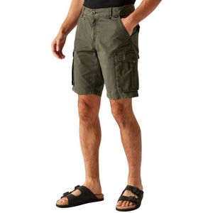 Regatta Shorebay II Dark Khaki Cargo Shorts Heren