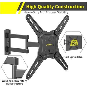 TV Muurbeugel, TV Beugel / TV Wall Bracket, Tiltable TV Bracket - LCD, OLED, Plasma Flat &Curved / BESPAAR RUIMTE 26-60 Inch