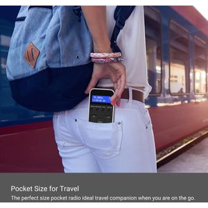 Compact en Handzaam Draagbaar Radio voor Sportieve Activiteiten