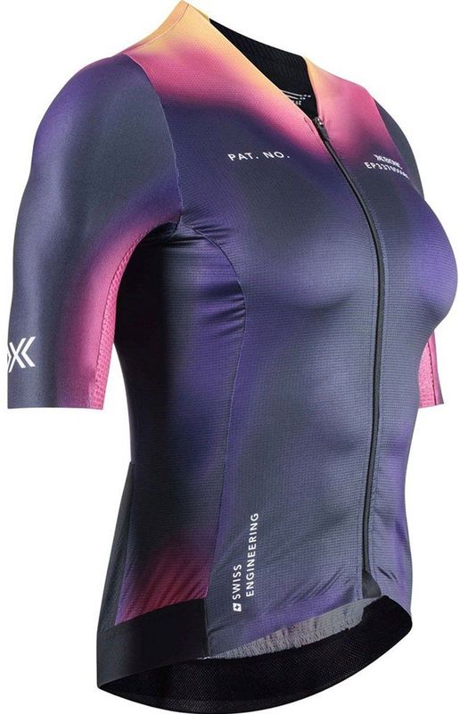 heren x bionic corefusion aero short sleeve jersey paars