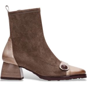 Hispanitas - Marsella - Leren Enkellaarsjes - Bruin - Casual