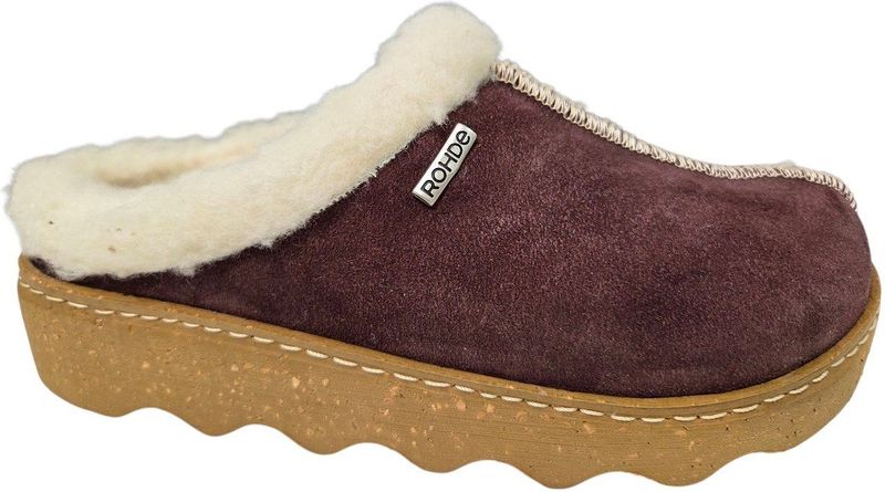 Rohde - Dames Pantoffels - Bordeaux - Open Hiel - Maat 42