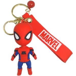 Marvel Spider Man Schattige Pop Hanger Action Figures Spider Man Avengers Rugzak Sleutelhanger Sleutelhanger Verjaardagscadeaus
