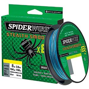 Spiderwire Stealth Smooth 8 - 300 M - Gevlochten vislijn - 0.15 mm