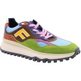 Floris Van Bommel Sfm-10268 De Gripper Sneakers - Textiel - Heren - Groen - Maat 40⅔