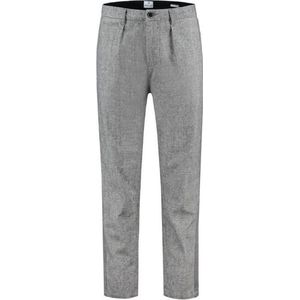 Dstrezzed Chino Wide Pleated Melange Dobby Grijs (501320 - 830)