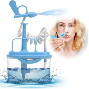 Sinusspoelset Hivexagon 300 ml - neusirrigatie handpomp - ademhaling verbeteren - verkoudheid verlichten - griep verlichten - instelbare druk neusdouche