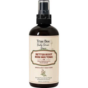 Daily Dream Care - True Bee Better Root Rose Mix Hair Tonic - 250 ml, Natuurlijke Ingrediënten: Isparta-rozen& Mierikswortel, Tegen Hoofdroos en Anti- Haaruitval, Haargroei - 250 ml