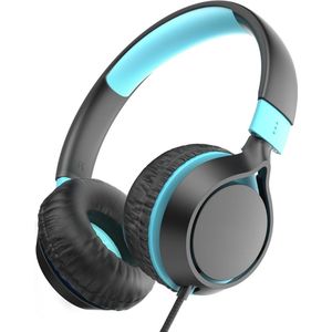 Koptelefoon kinderen met draad - Kinderkoptelefoon - Bedrade hoofdtelefoon - Veilig volume - School - Tablet - Laptop - Reizen - Muziek luisteren