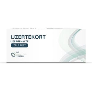 De Medische Tester - IJzertekort Test - Zelftest