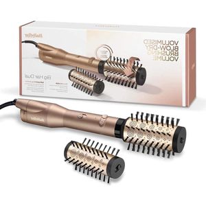 Big Hair Dual Föhnborstel - 2 Roterende Krulborstel Airstyler voor Volume en Glans
